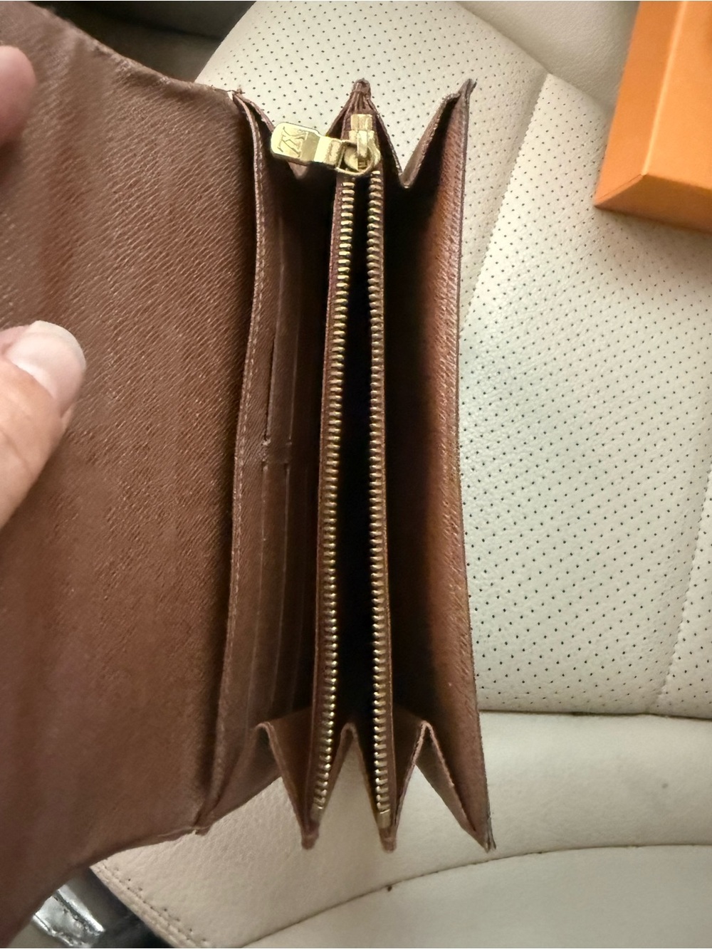 Louis Vuitton Monogram Canvas Long Wallet - Brown and Gold - Picture 6 of 16